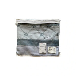 JcPenney Blue Scroll Valance Set of 2 NWT